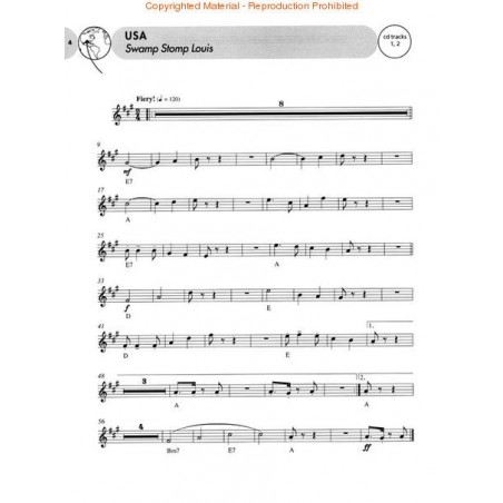 Junior musical postcards partition saxo