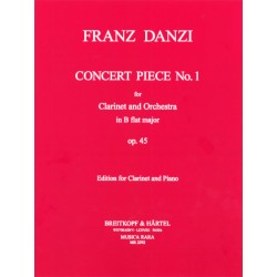 Danzi Concert Piece n°1 - partition clarinette