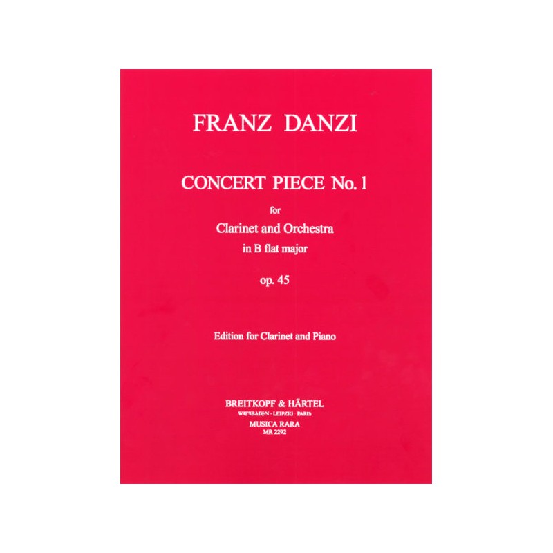 Danzi Concert Piece n°1 - partition clarinette