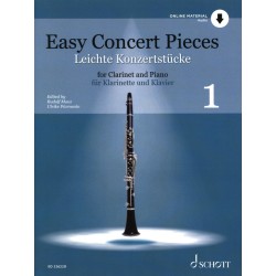 Easy concert pieces - Partition clarinette