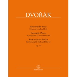 Dvorak Pièces Romantiques - Partition alto