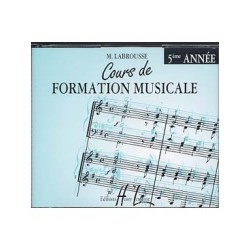 Labrousse Cours de formation musicale 5e année - le CD