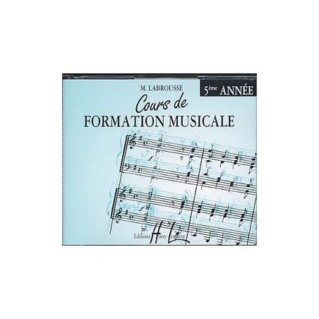 Labrousse Cours de formation musicale 5e année - le CD