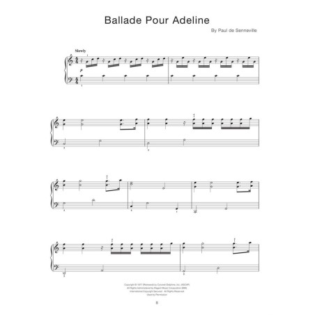contemporary piano masters easy partition