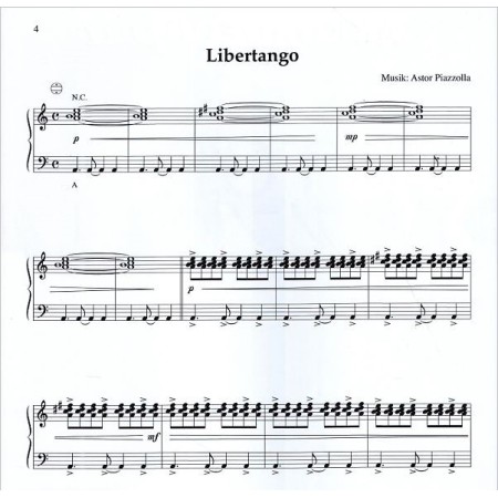 Astor Piazzolla partition accordéon