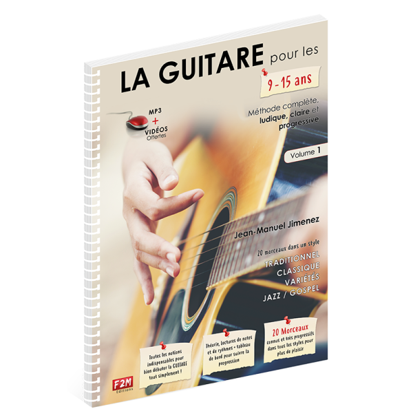 La guitare pour les 9-15 ans partition avignon