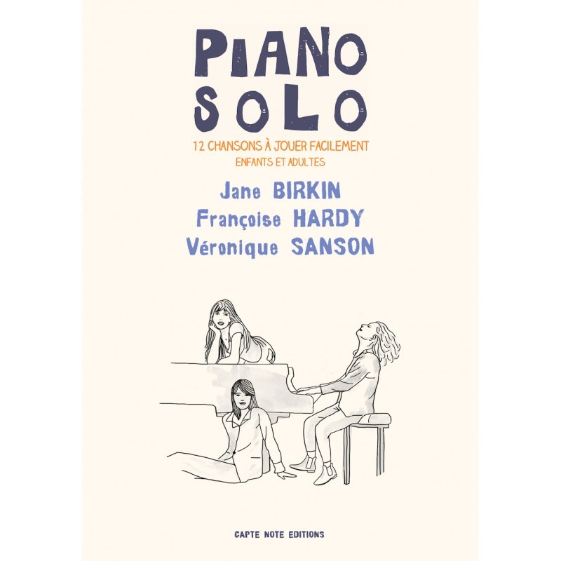 Piano solo Birkin Hardy Sanson - Partition