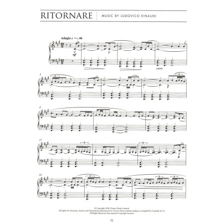 Ludovico Einaudi - Partition piano - Le kiosque à musique