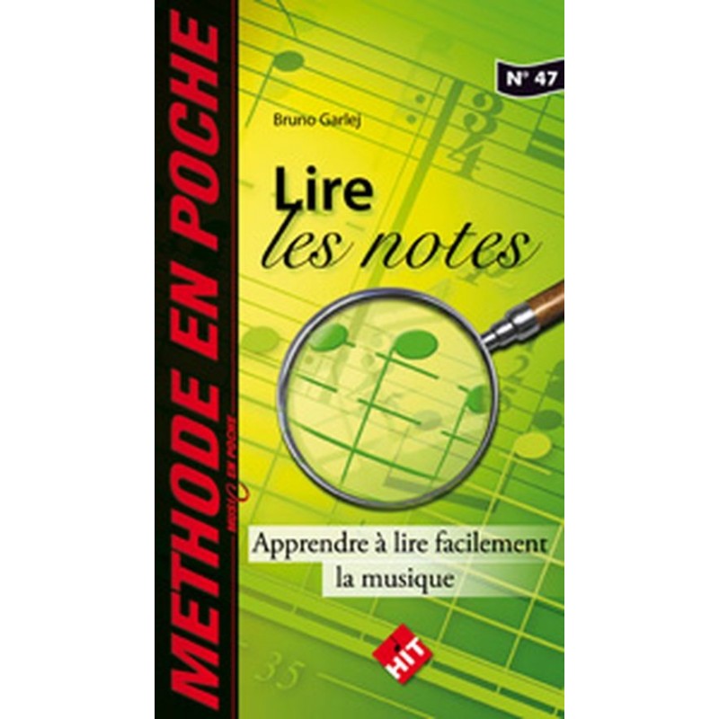 Lire les notes partitions