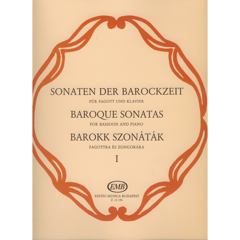 Baroque sonatas for bassoon