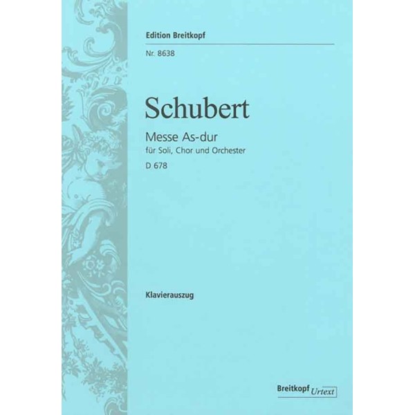 Schubert Messe en La bémol partition