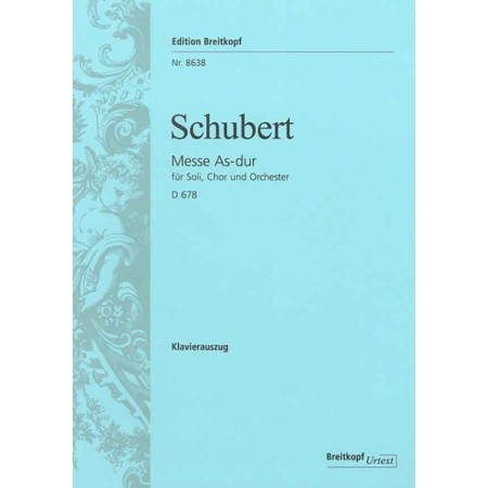 Schubert Messe en La bémol partition