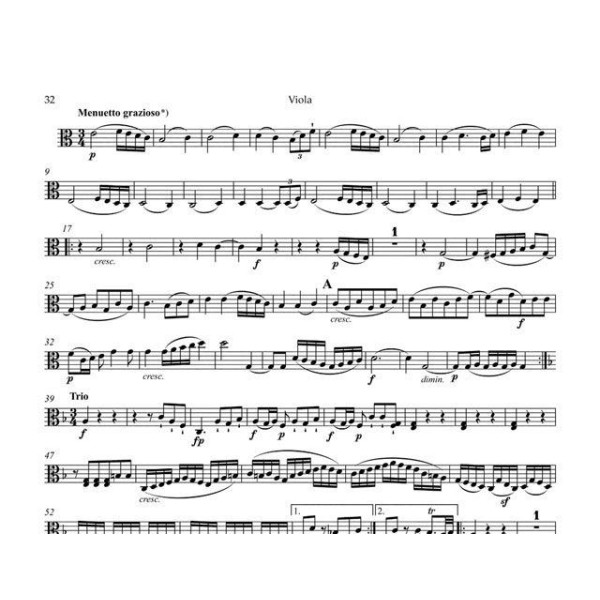 Beethoven Quatuor à cordes Opus 59 - Partition urtext