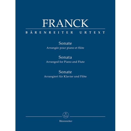 César FRANCK Sonate pour violon arrangée pour flûte - partition