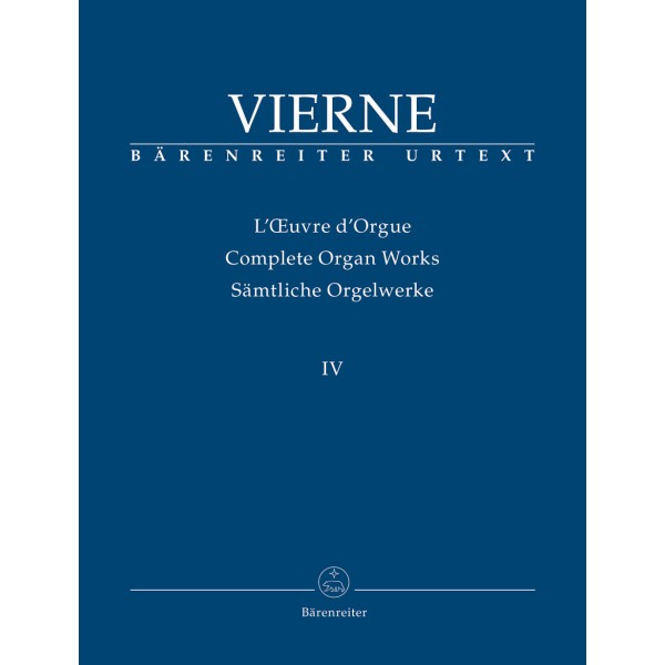 Louis Vierne partition symphonie n° 4 pour orgue