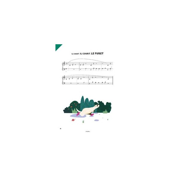 Partition Comptino piano méthode basée sur les comptines - Avignon