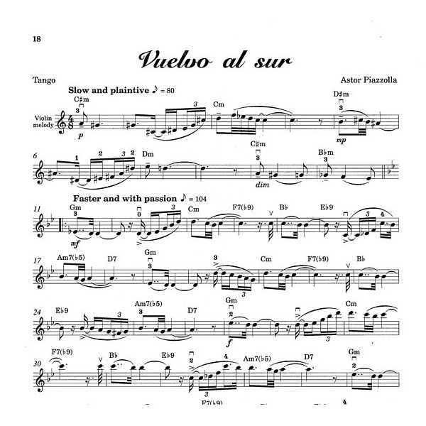 Tango fiddler - Partition violon