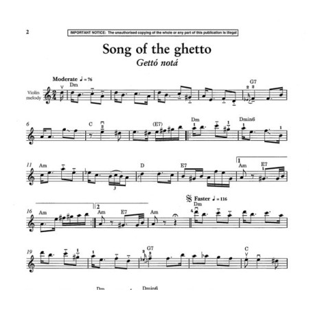 partition violon the travelling fiddler