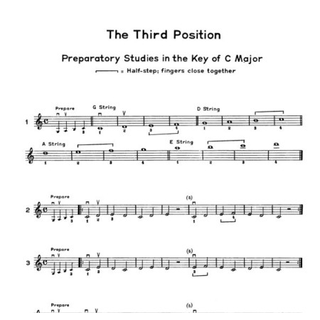 Introducing the positions volume 1 partition violon