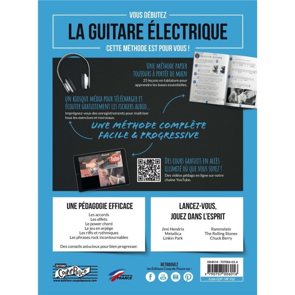 Coup de pouce guitare rock volume 1 - Partition