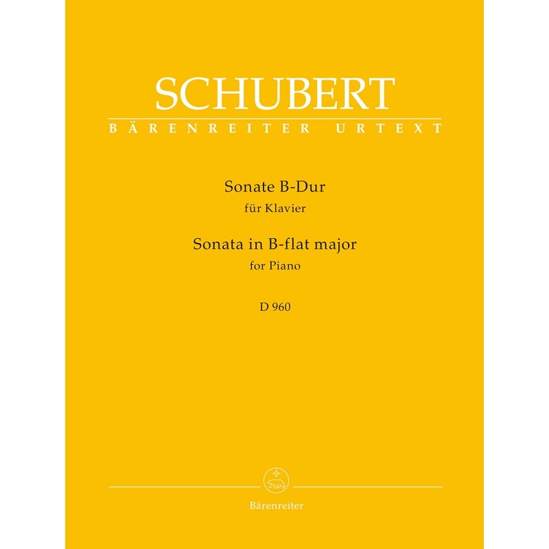 Schubert Sonate D960 partition piano Schubert Sonate D960 partition piano