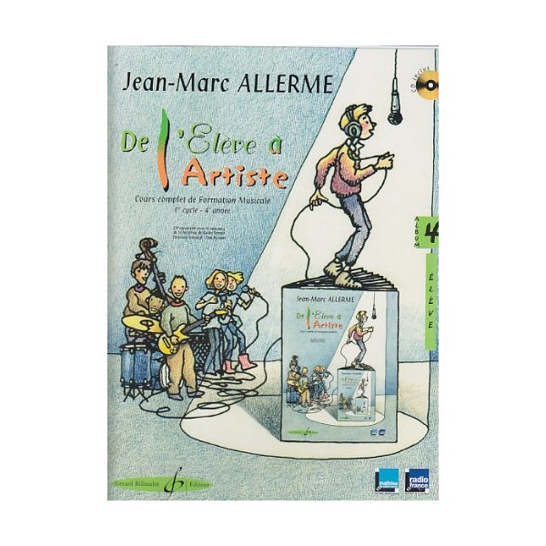 De l'élève à l'artiste volume 4 partition élève