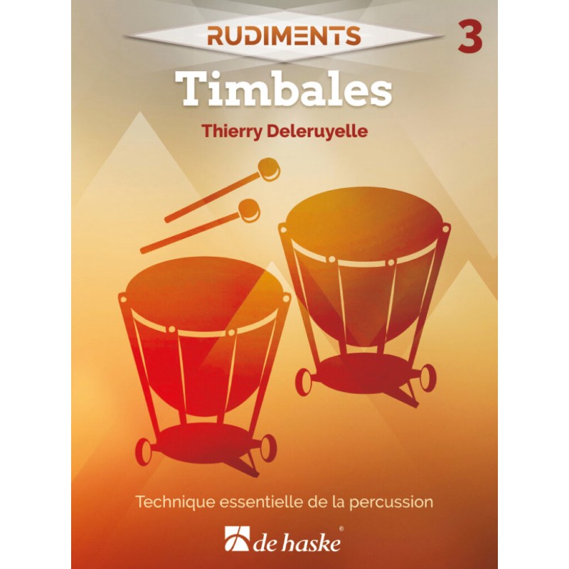 Partition rudiments timbales - thierry deleruyelle