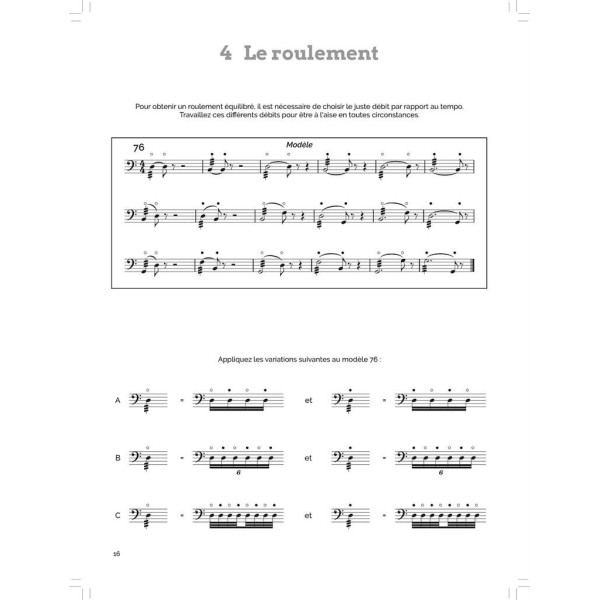 Partition rudiments timbales - thierry deleruyelle