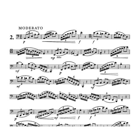 Karel PIVONKA Etudes rythmiques pour basson partition