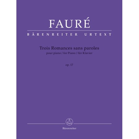 Gabriel Fauré Romances sans paroles - Partition piano