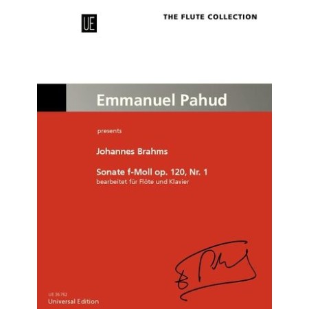 Partition flûte Emmanuel Pahud Brahms