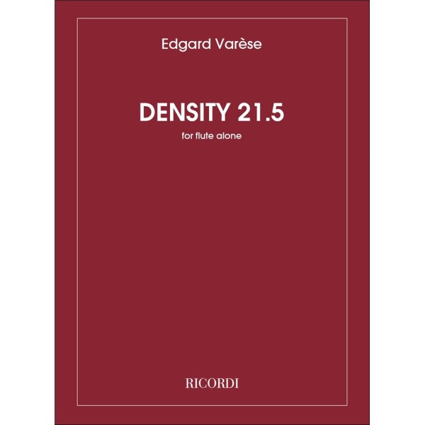 Varese Density 21.5 partition flûte