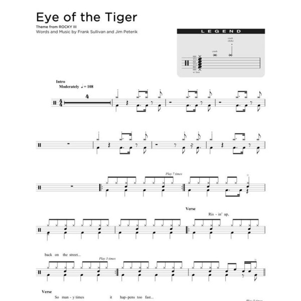 Eye of the tiger partition batterie