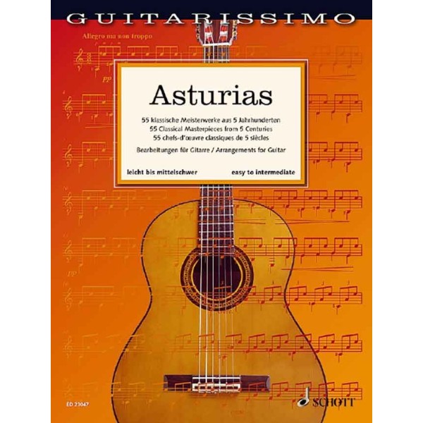 Asturias collection guitarissimo partition guitare