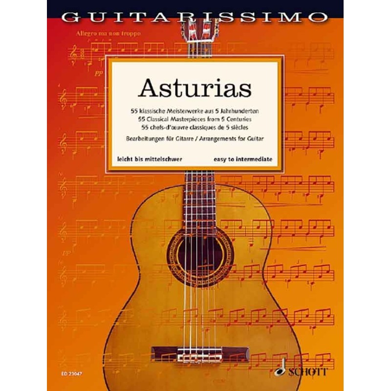 Asturias collection guitarissimo partition guitare