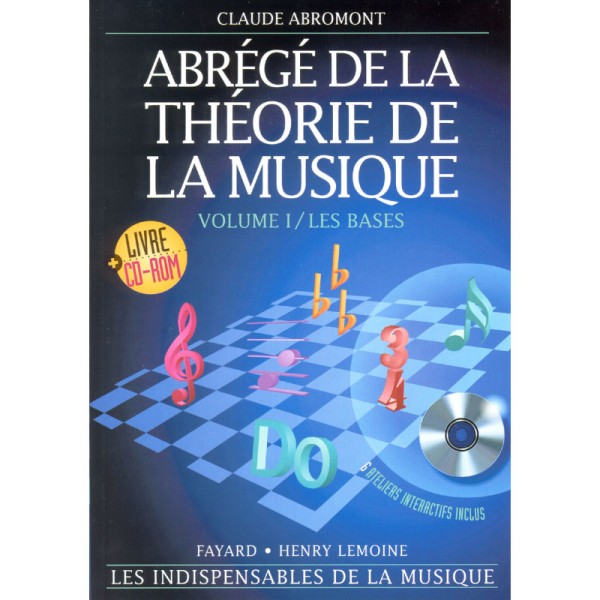 Abromont abrégé de la théorie de la musique partition