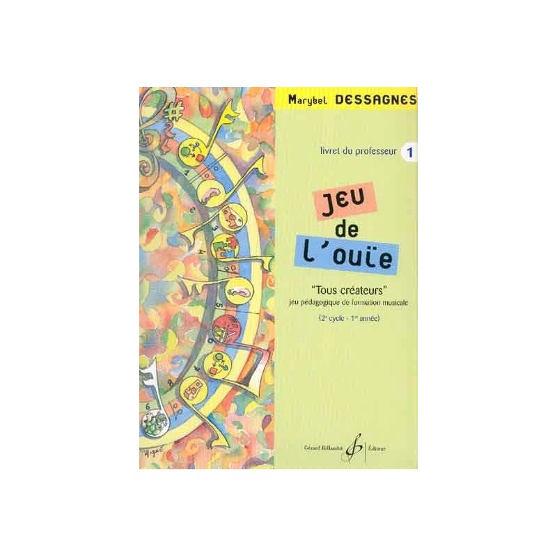 Jeu de l'ouie volume 1 livret professeur