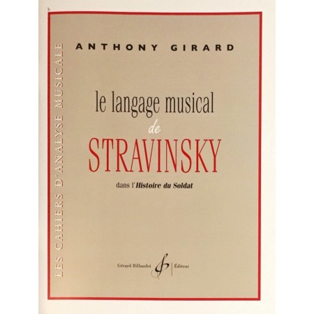 Anthony Girard le langage musical de Stravinsky