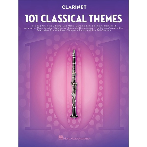 101 classical themes partition clarinette