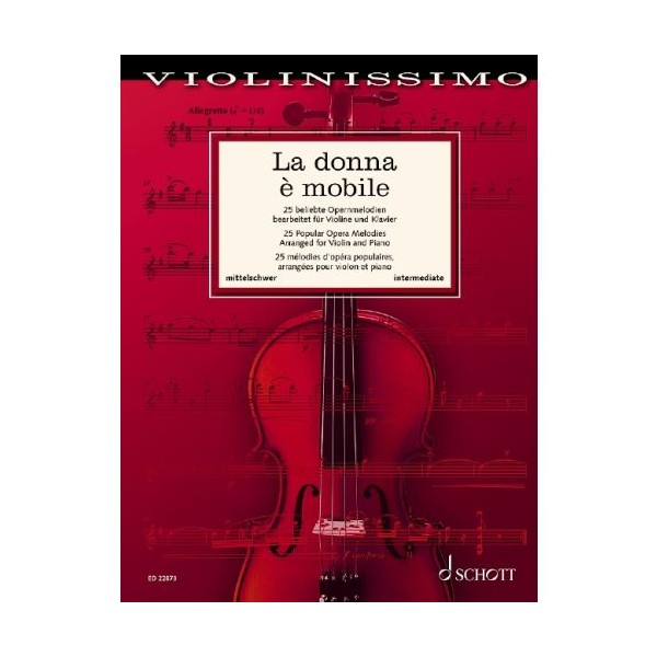 La donna e mobile partition violon