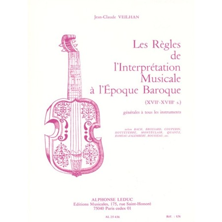 Veilhan interprétation musicale époque baroque