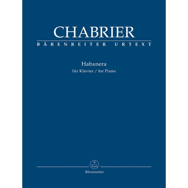 Partition piano habanera chabrier