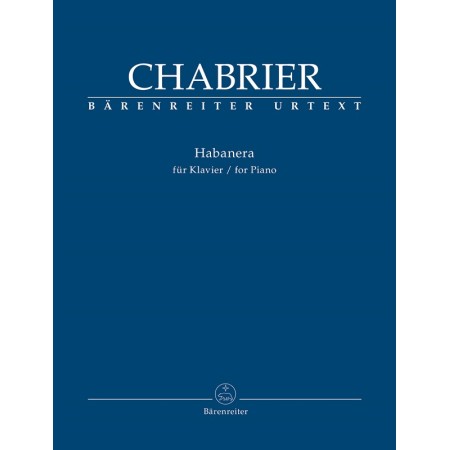 Partition piano habanera chabrier