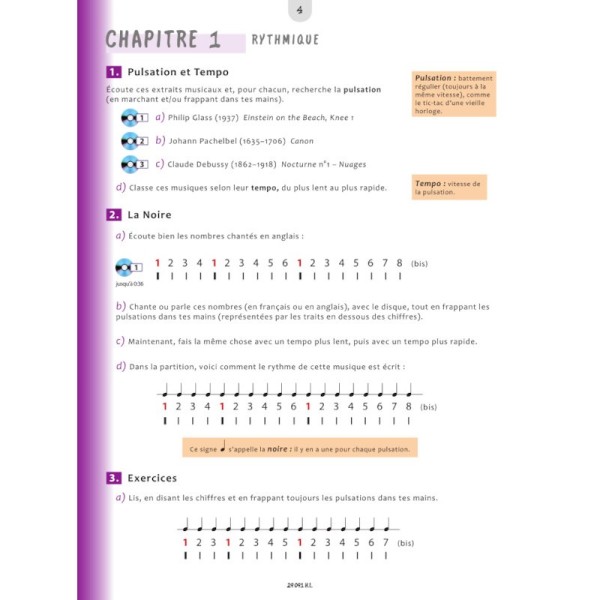l'ouverture à la musique volume 1 partition