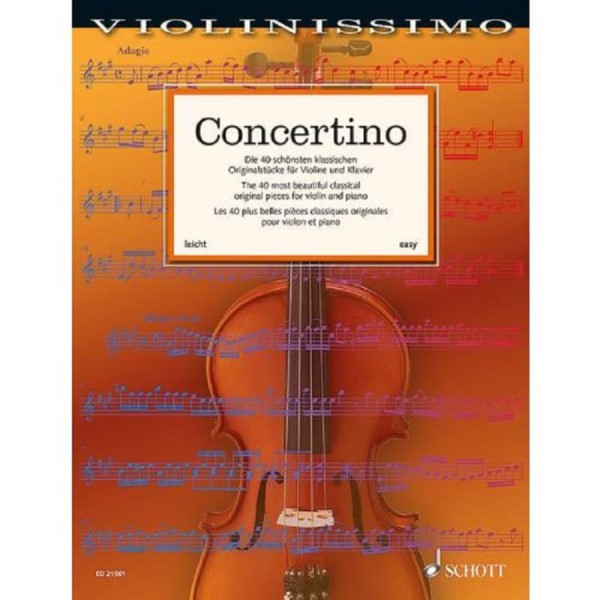 Concertino collection violinissimo partition