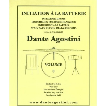 AGOSTINI METHODE DE BATERIE VOLUME 0 - Kiosque musique Avignon