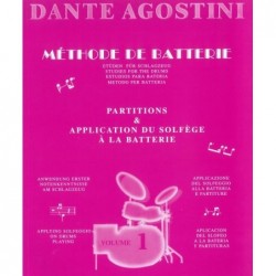 AGOSTINI METHODE DE BATTERIE 1 - Kiosque musique Avignon