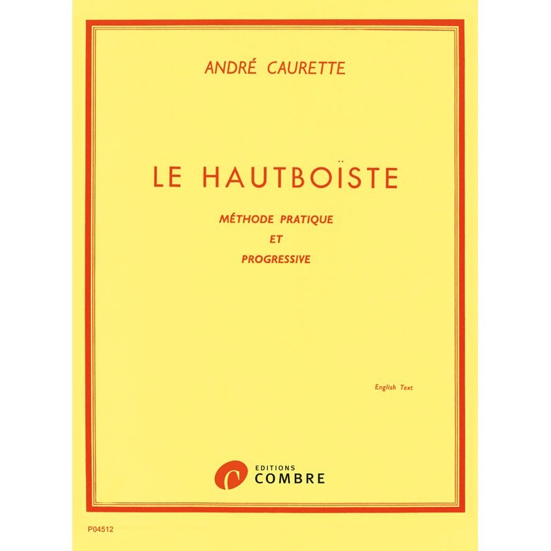 André caurette le hautboiste partition