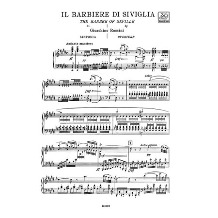 Rossini Le barbier de Séville partition