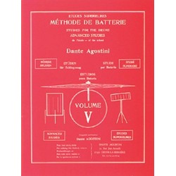 Méthode Agostini volume 5 batterie - Le kiosque à musique